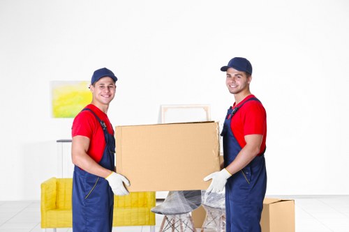 Commercial moving team planning a Kentish Town office relocation
