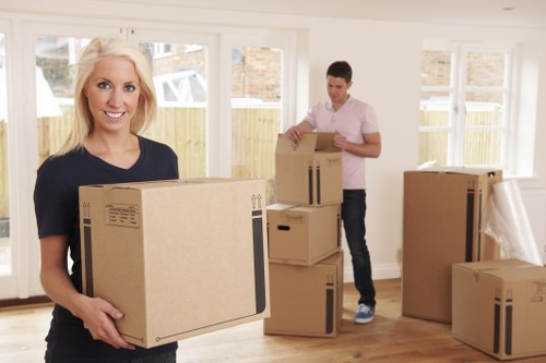 Local removals team preparing a move in Kentish Town