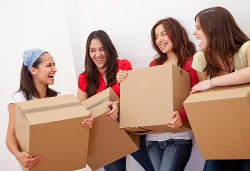 Supervisors reviewing safe working practices mid-move