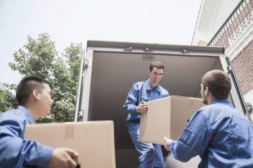 Removals team helping with a home move in Kentish Town