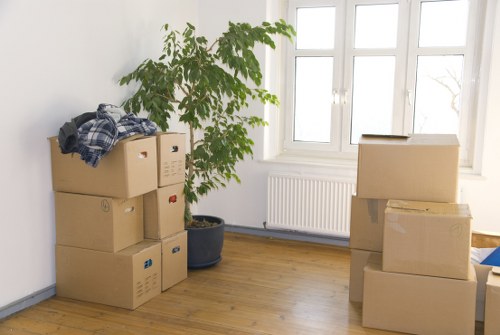 Local furniture collection service handling access in a shared Kentish Town building