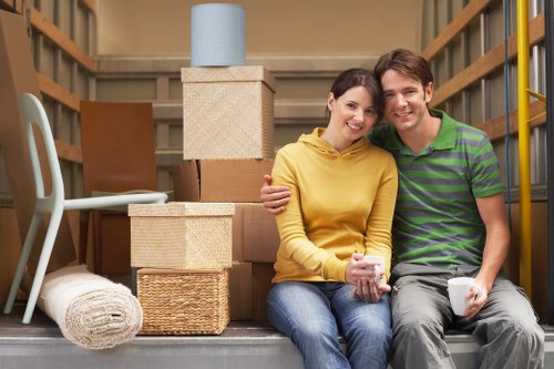Organized packing and moving support for a local relocation