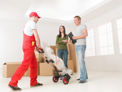 Kentish Town removals team handling stairs, parking and residential access