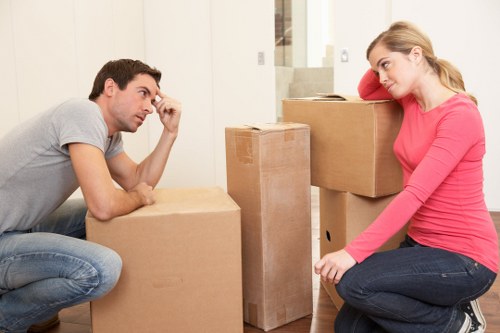 Professional removals team handling household items in Kentish Town
