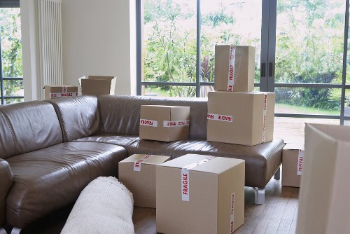 Organised unpacking in a North London home after relocation
