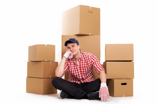 Room-by-room unpacking service helping a family settle into a new Kentish Town property