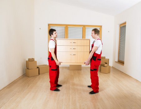 Home moving checklist and packing materials for a Kentish Town relocation