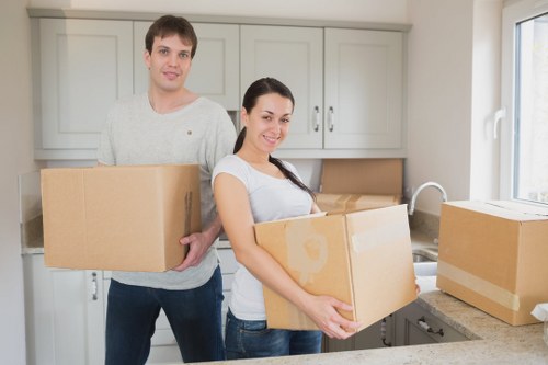Careful packing and lifting during a Kentish Town house removal